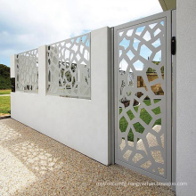 Exterior decor fenc design as decoration garden panels